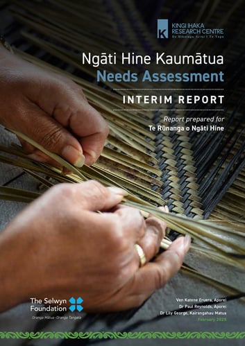 Ngāti Hine Kaumātua Needs Assessment Interim Report Cover - February 2025