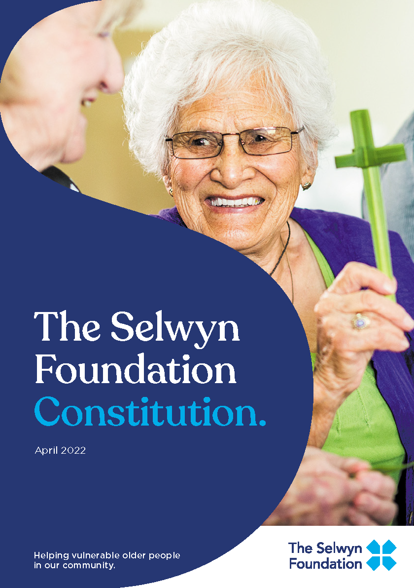 The Selwyn Foundation Constitution April 2022